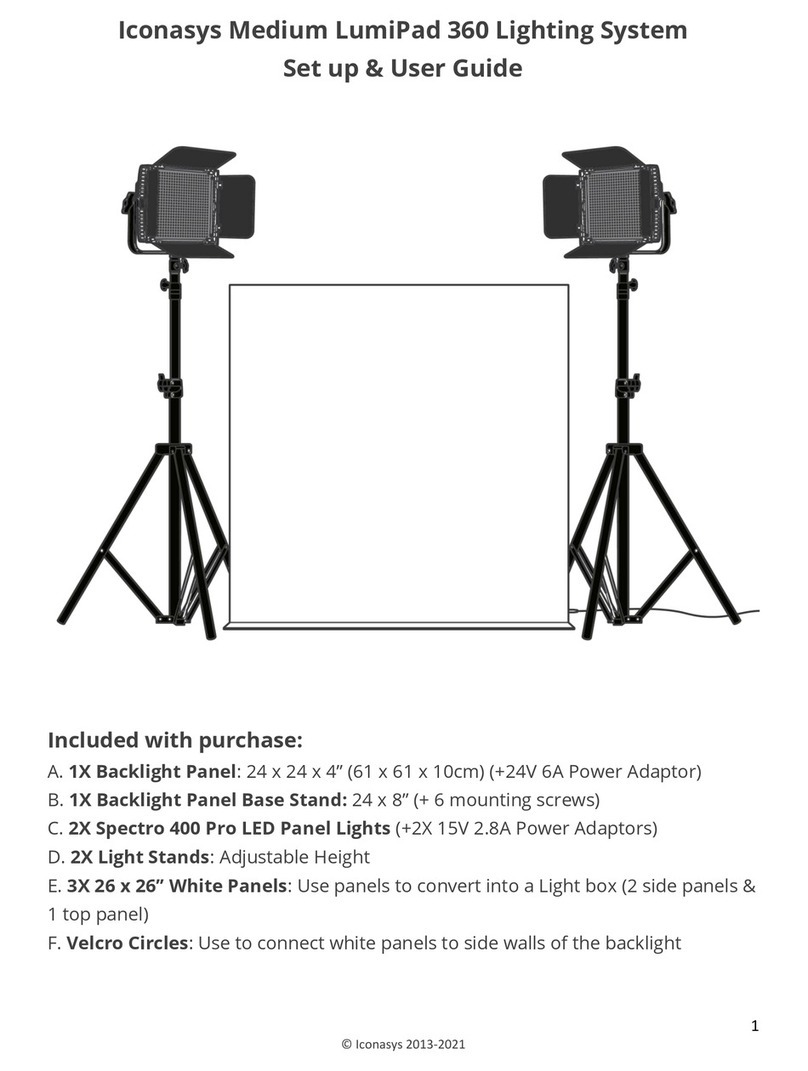 Iconasys Medium LumiPad 360 Setup & user guide