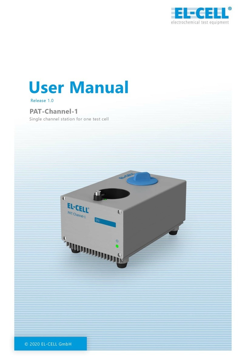 EL-CELL PAT-Channel-1 user manual