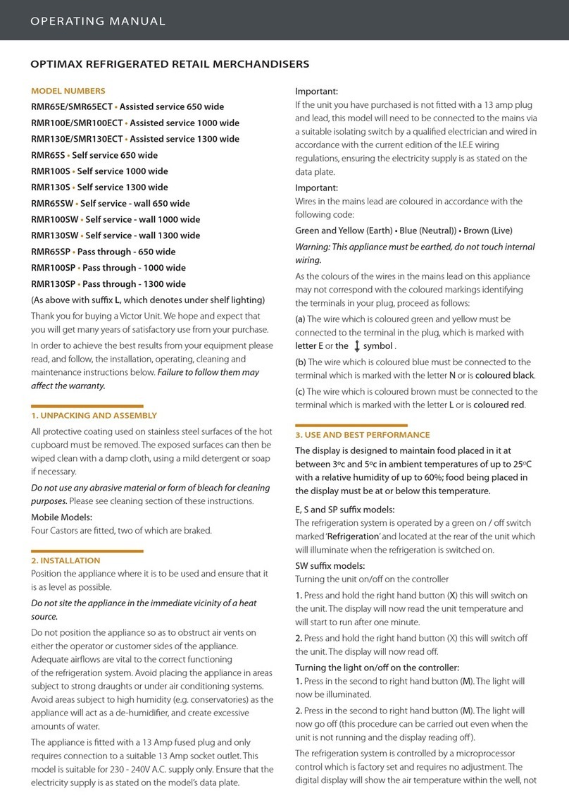 Victor RMR65E User manual