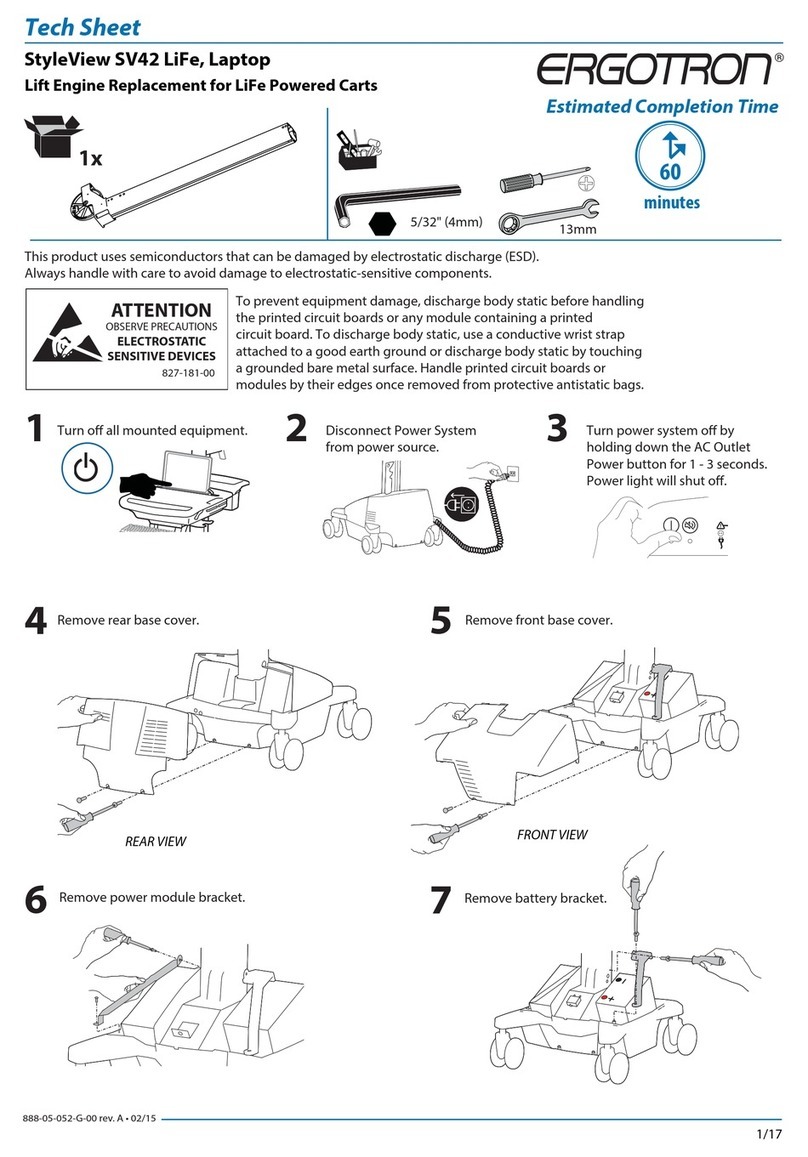 Ergotron StyleView SV42 Tech sheet