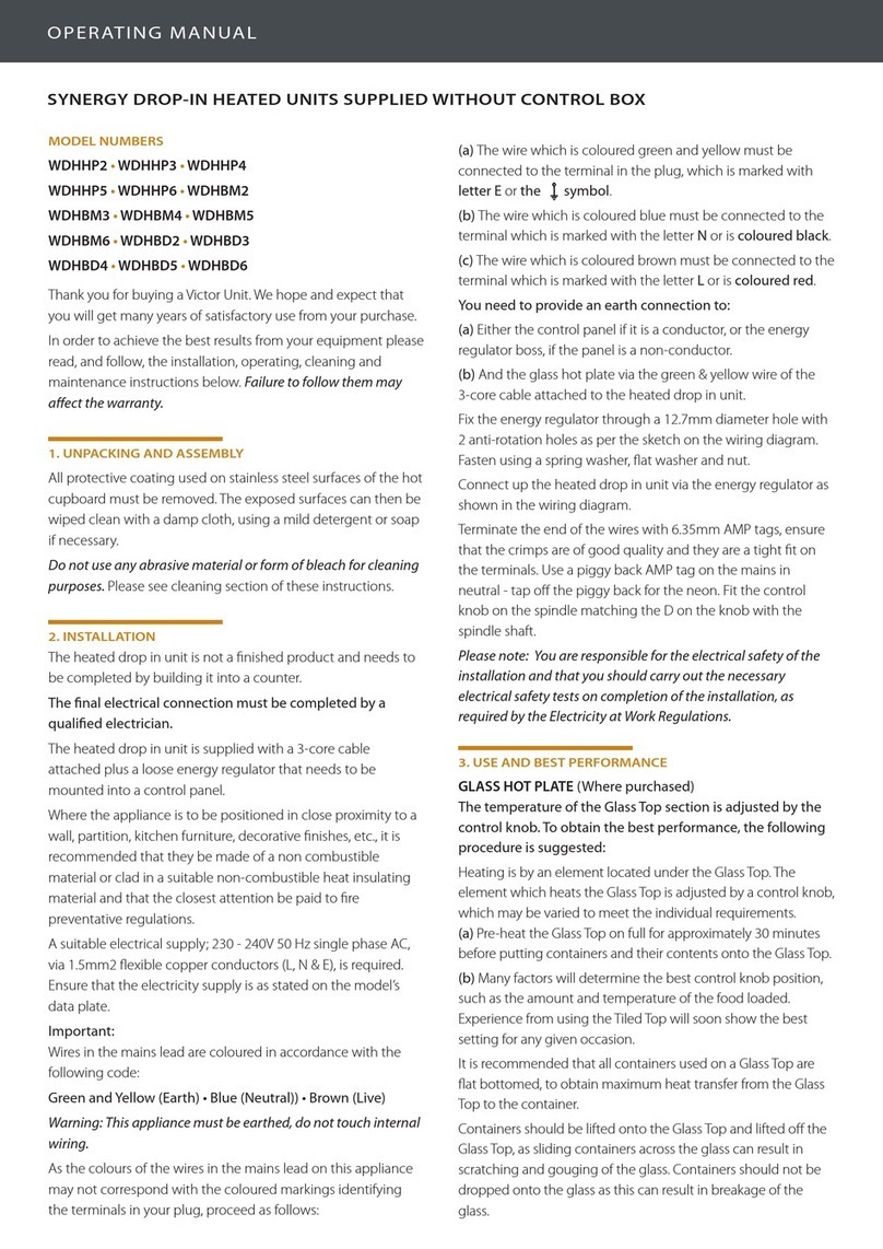 Victor WDHHP2 operating manual