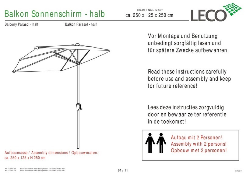 leco 47 20480 109 Assembly instructions