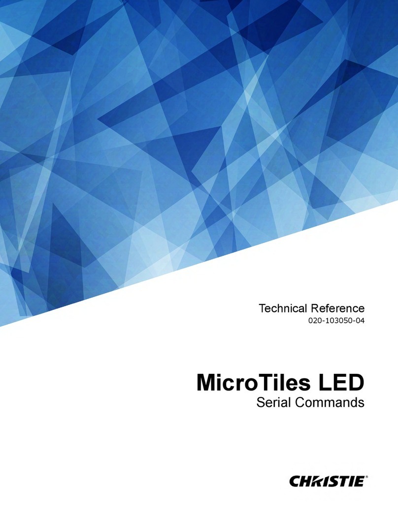 Christie MicroTiles Use and care manual