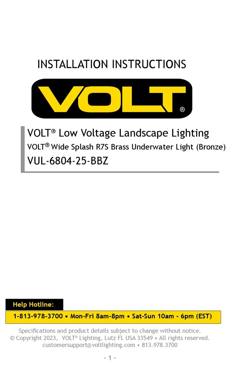 Volt VUL-6804-25-BBZ User manual