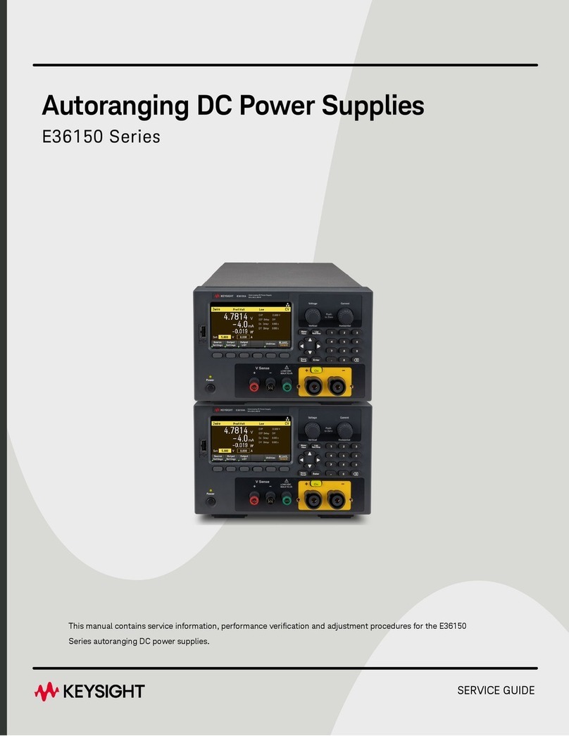 Keysight Technologies E36150 Series User manual