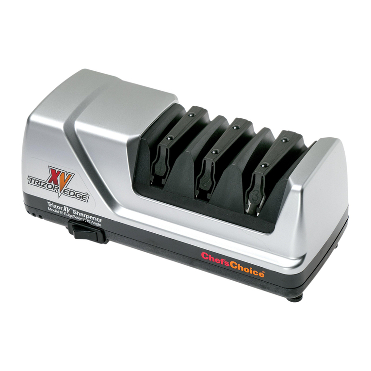 Chef's Choice Trizor XV User manual