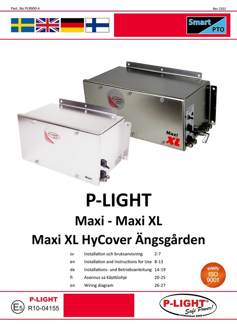 p-light Maxi Installation and instructions for use