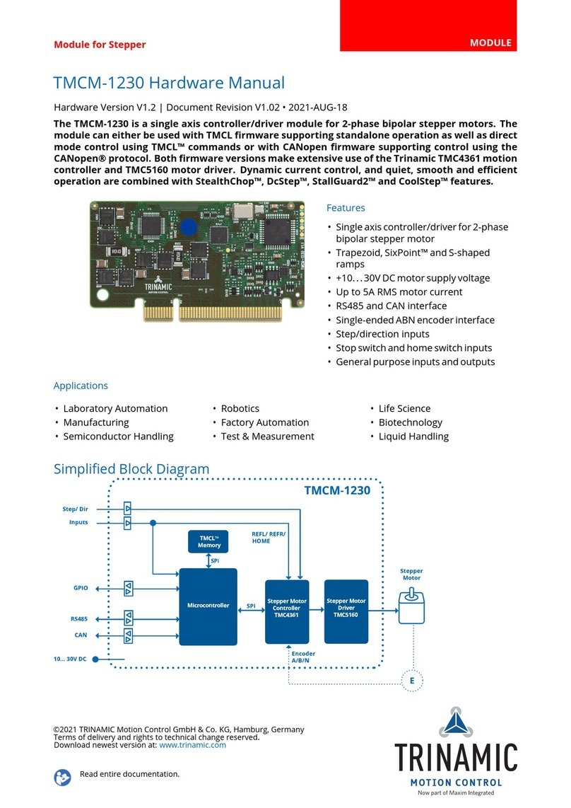 Trinamic TMCM-1230 Hardware manual