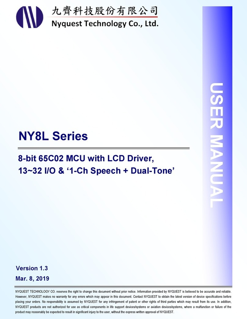 NyQuest Innovation Labs NY8L Series user manual