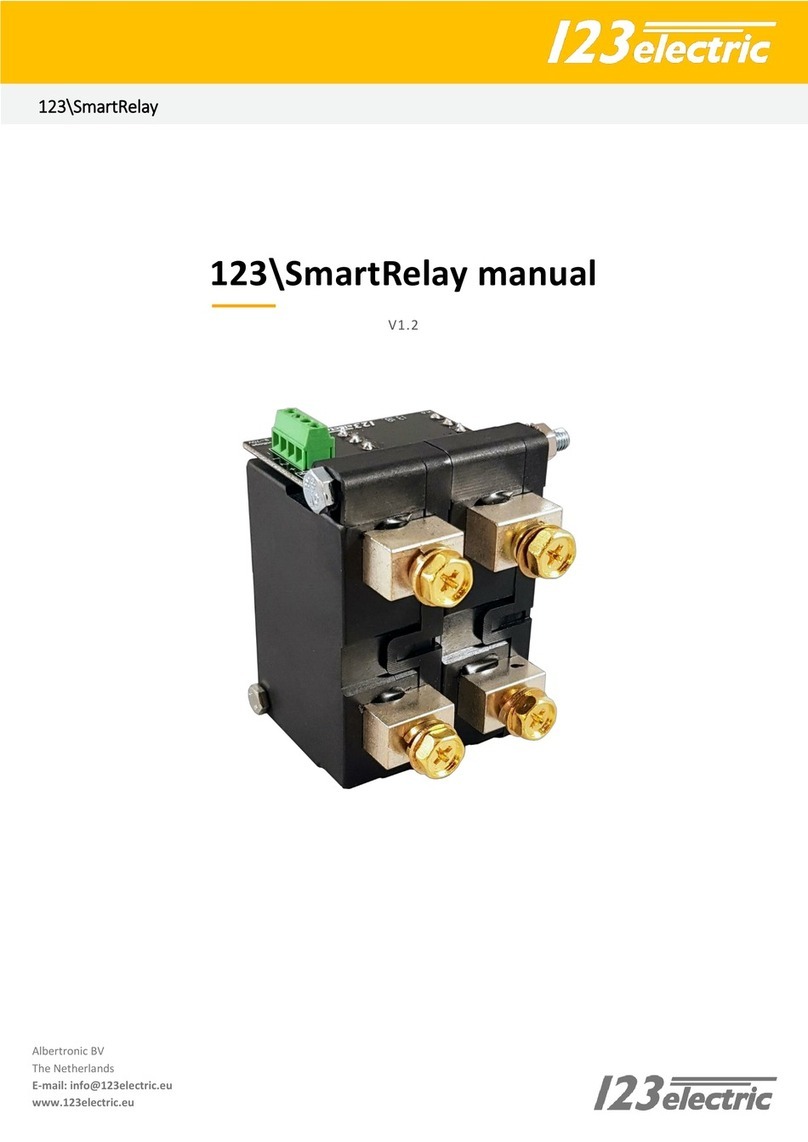 123electric 123/SmartRelay User manual
