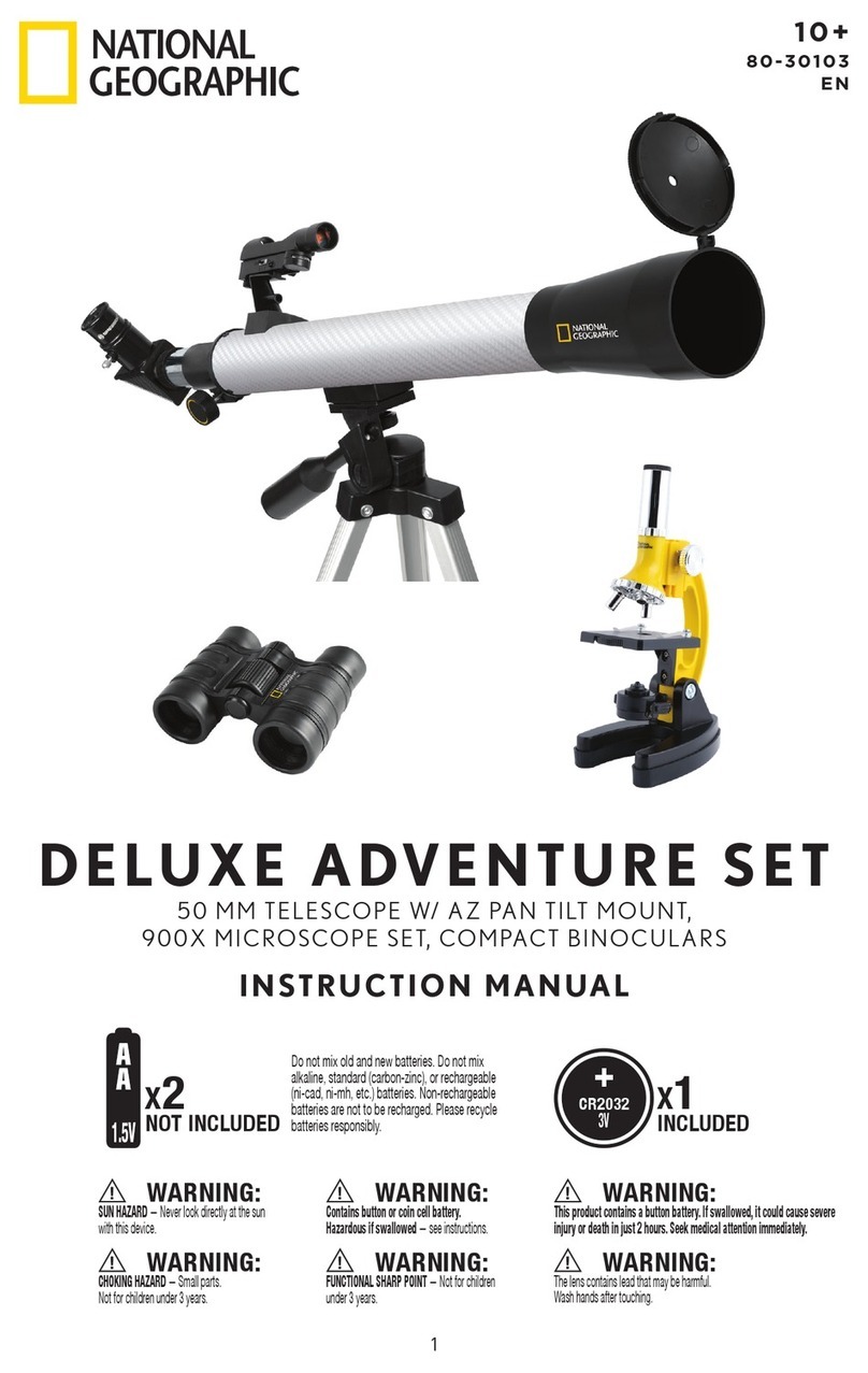 National Geographic DELUXE ADVENTURE SET instruction manual