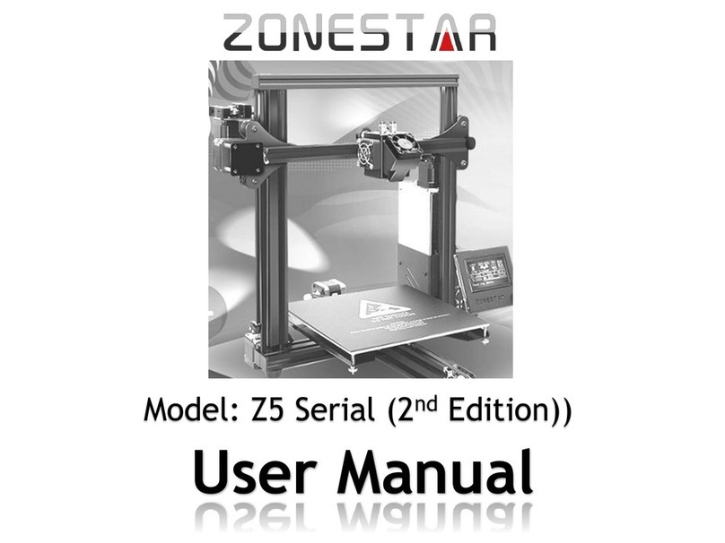 Zonestar Z5 Series user manual