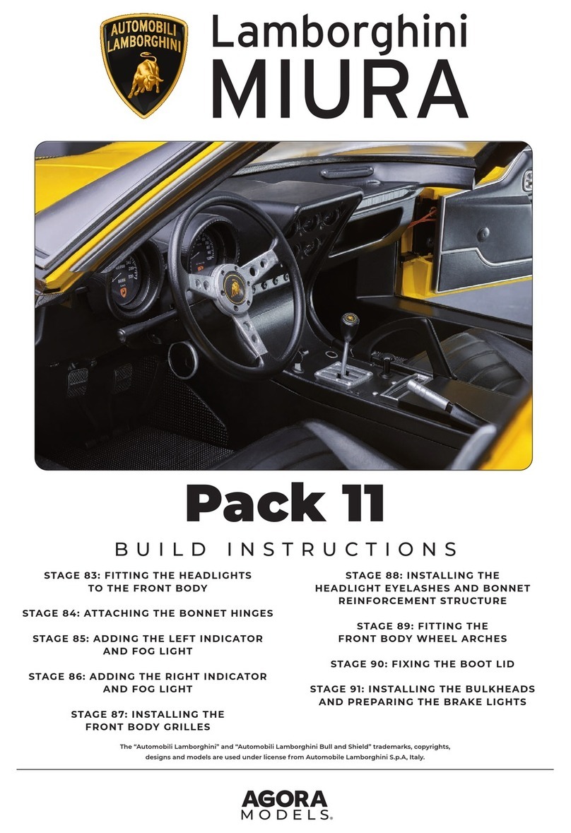 Agora Models Lamborghini MIURA Pack 11 Build instructions