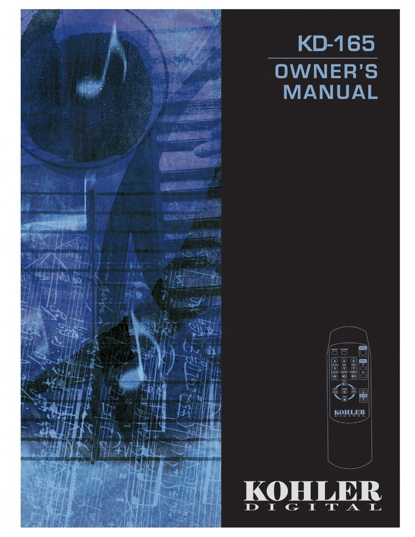 Kohler KD-165 owner's manual