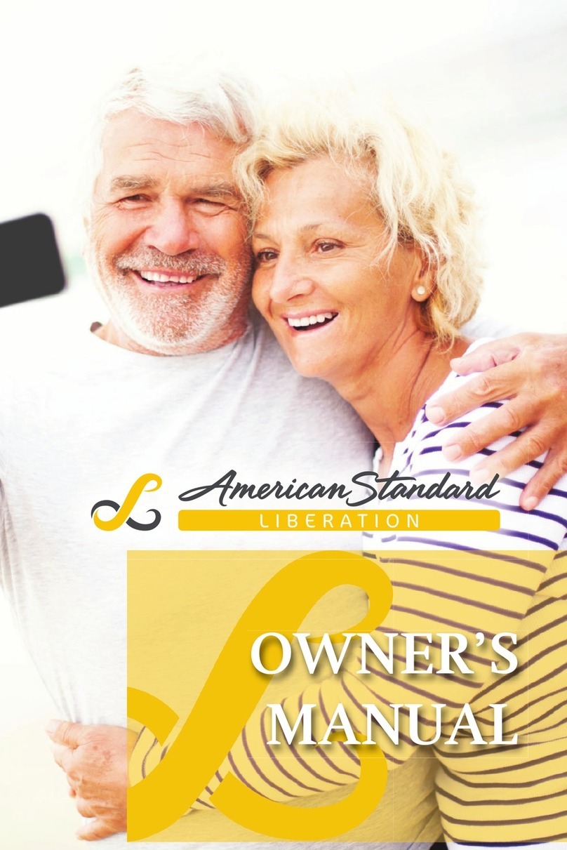 American Standard LIBERATION User manual