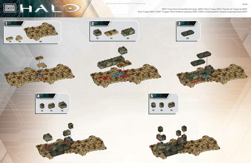 Mega Bloks HALO CNG99 User manual