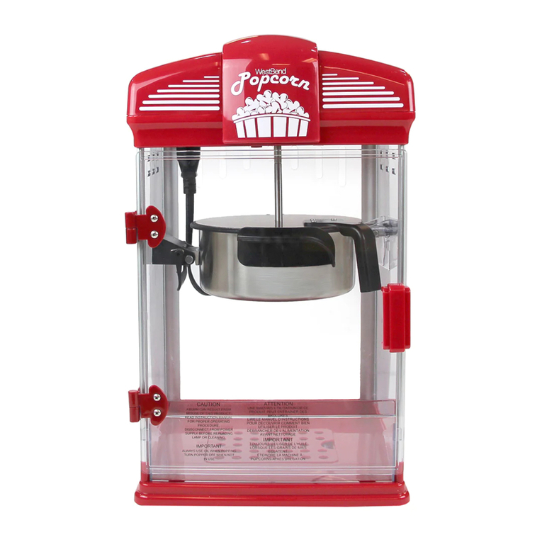 West Bend 4 QT. ICE CREAM MAKER user manual