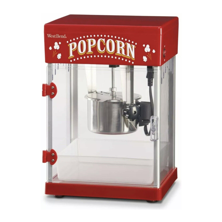 West Bend STIR CRAZY 2.5 OZ. THEATER-STYLE POPPER user manual