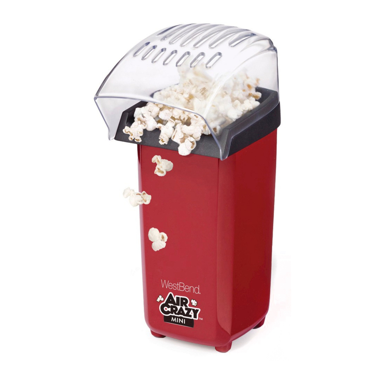 West Bend Air Crazy Mini Hot Air User manual