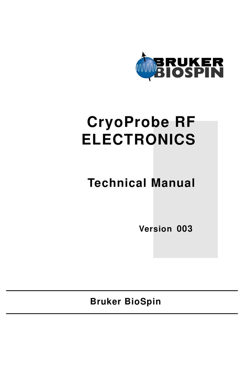 Bruker BioSpin CryoProbe RF CRP RF UNIT Technical manual