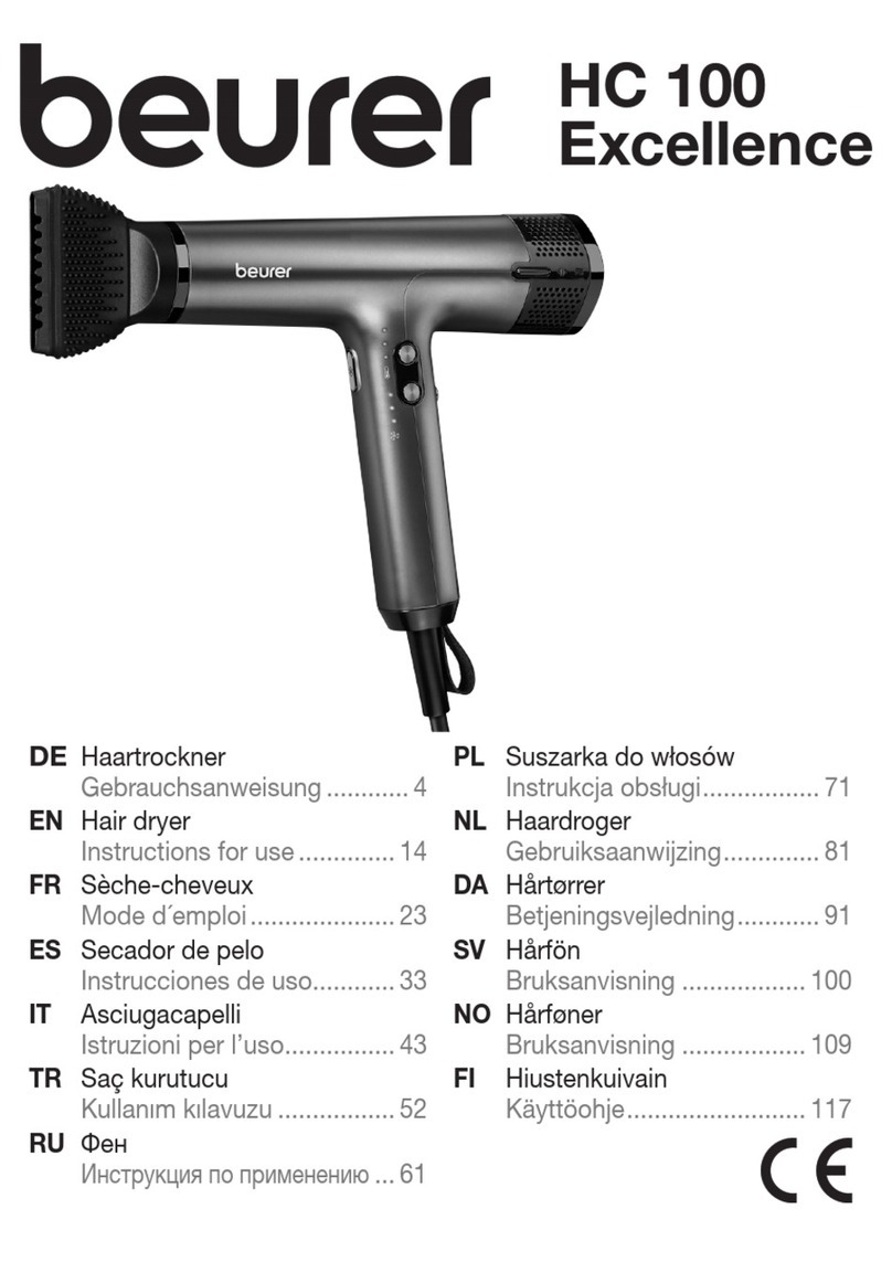 Beurer Excellence HC 100 Instructions for use
