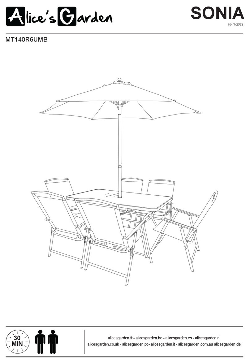 Alice's Garden SONIA MT140R6UMB User manual