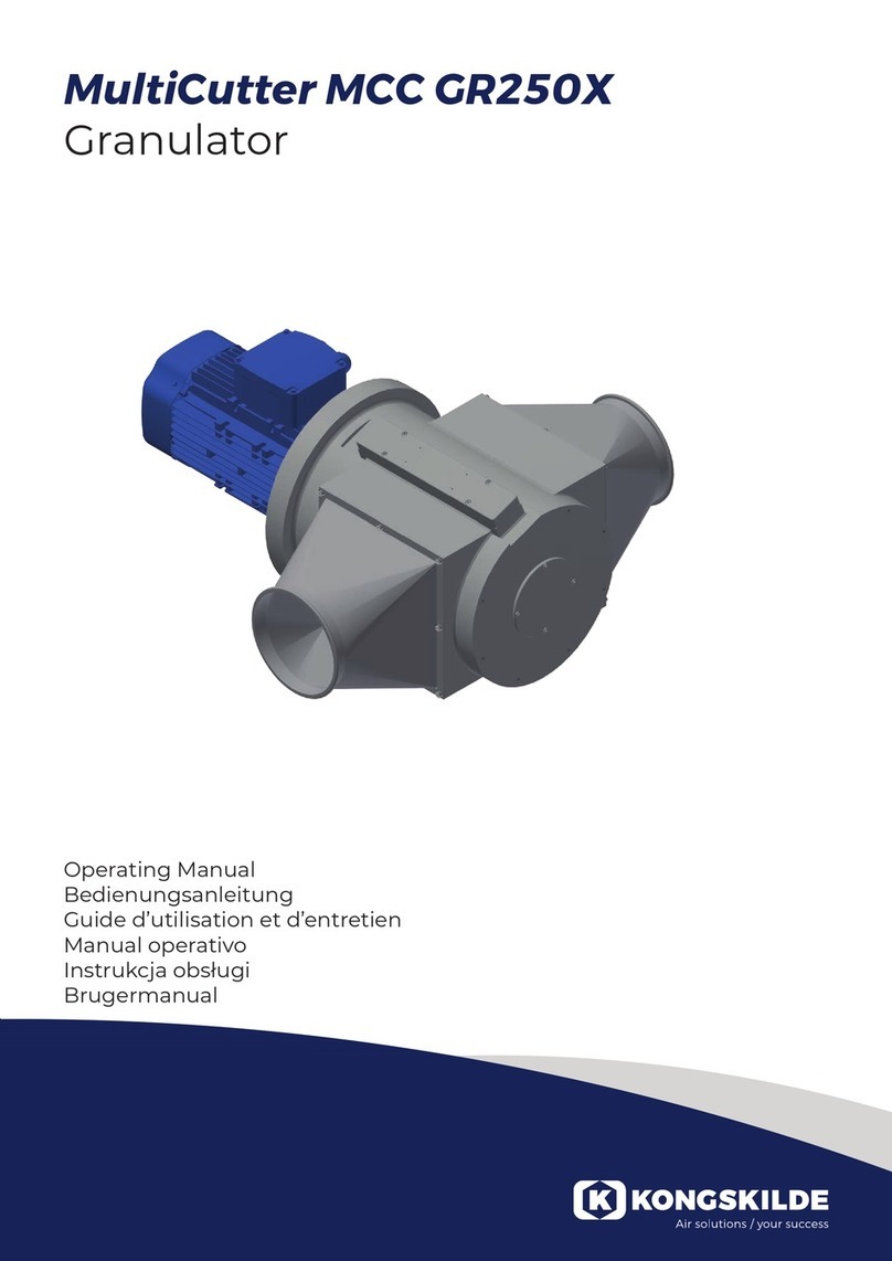 Kongskilde MultiCutter MCC GR250X operating manual