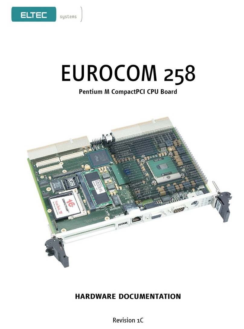 ELTEC EUROCOM 258 Operator's manual