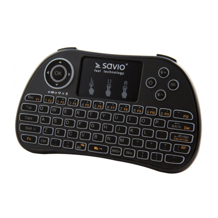 Savio KW-01 User manual