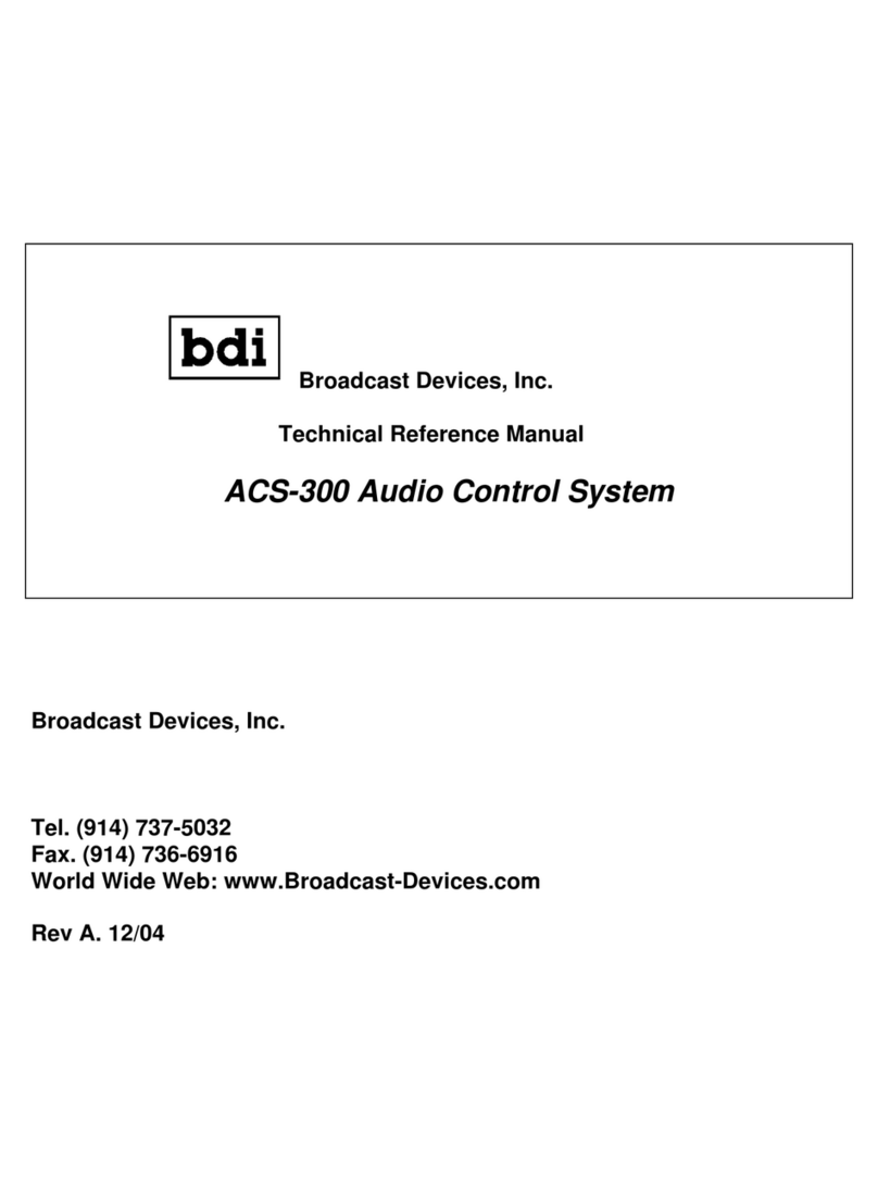 BDI ACS-300 Technical reference manual