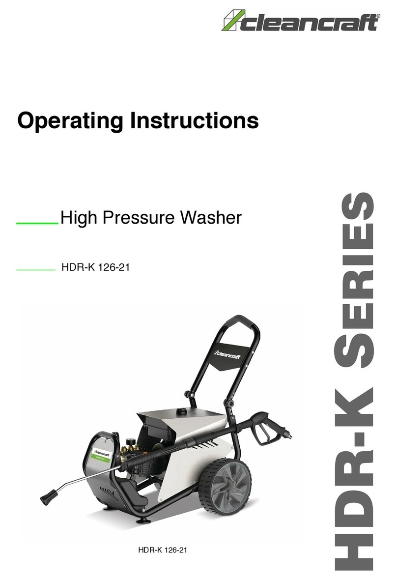 CleanCraft HDR-K Series operating instructions