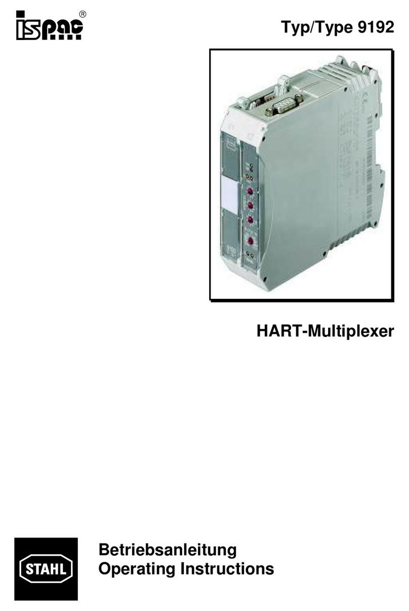Stahl ispac 9192 Series operating instructions