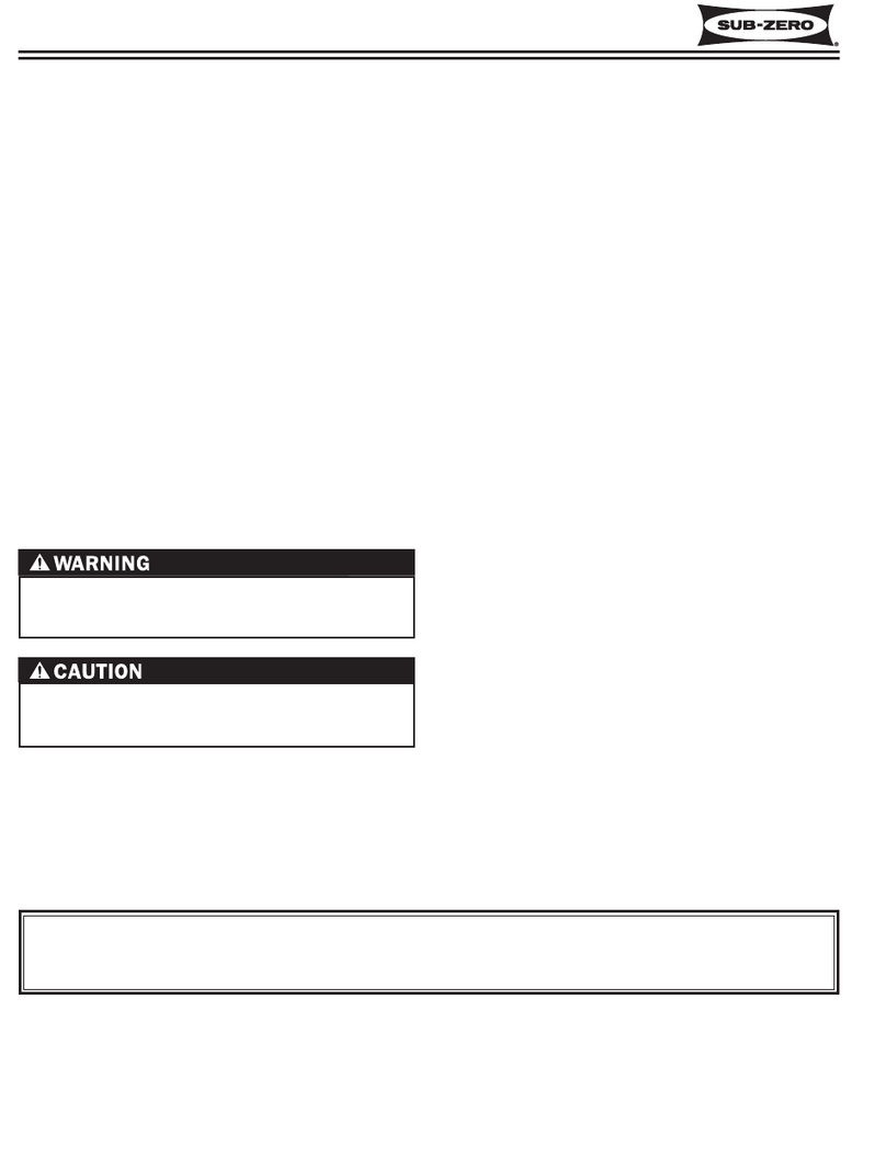 Sub-Zero ICB648PRO User manual