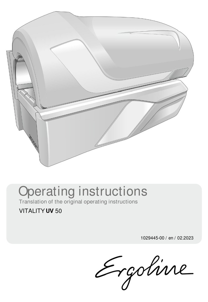 ergoline VITALITY UV 50 User manual ergoline VITALITY UV 50 User manual