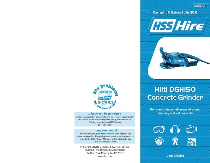 HSS Hire Hilti DGHI50 instruction manual