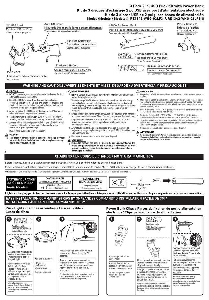 Good Earth Lighting RE1342-WHG-02LF3-F manual