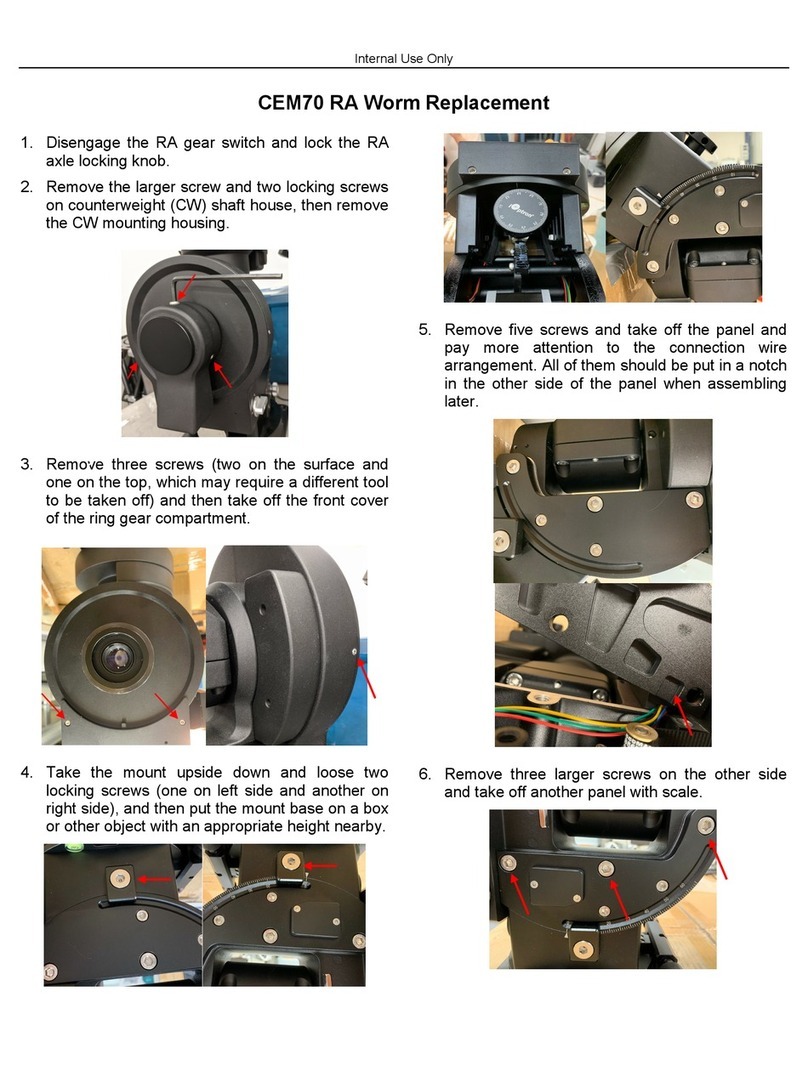 iOptron CEM70 User manual