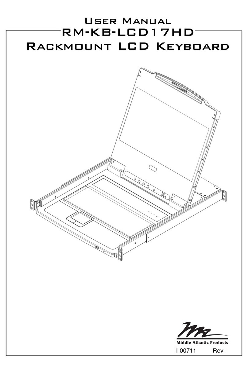 Middle Atlantic Products RM-KB-LCD17HD user manual
