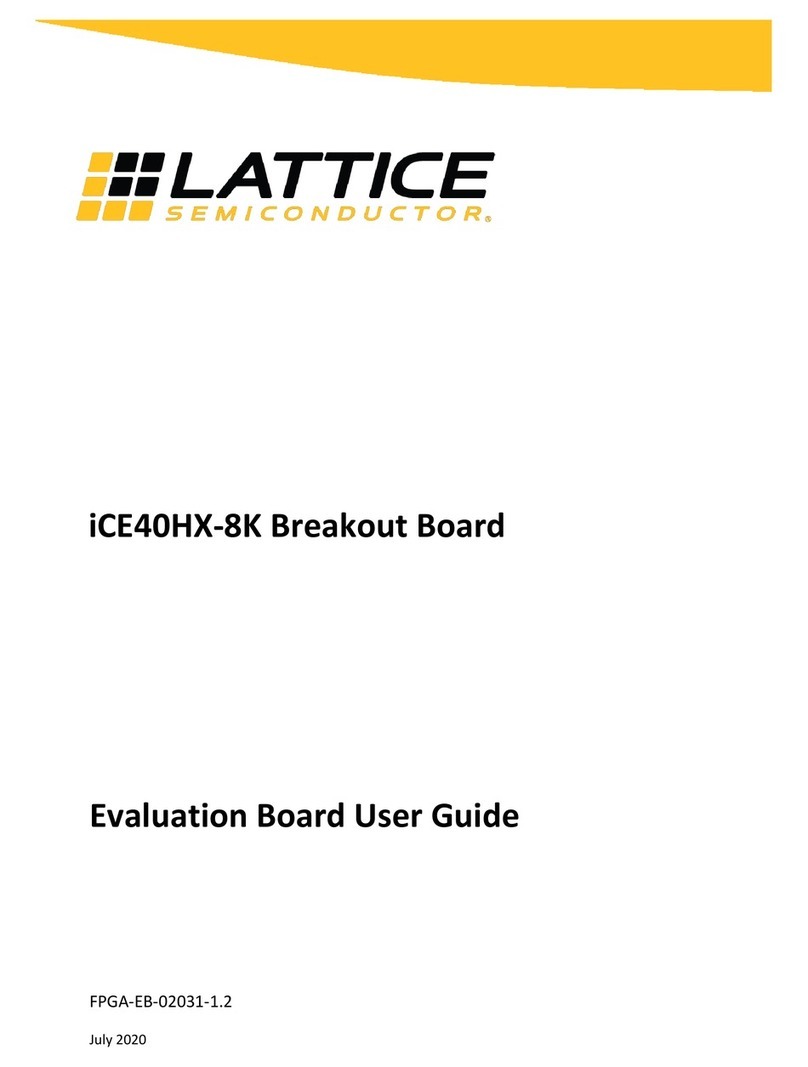 Lattice Semiconductor iCE40HX-8K User manual Lattice Semiconductor iCE40HX-8K User manual