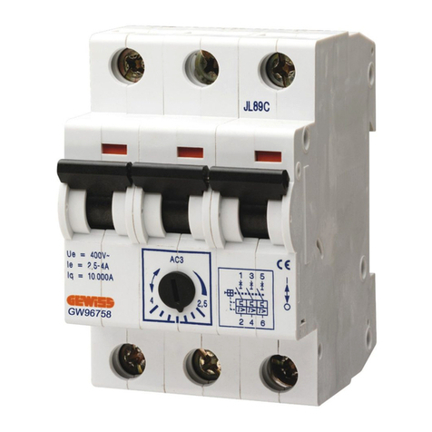 Gewiss GW96 752 User manual