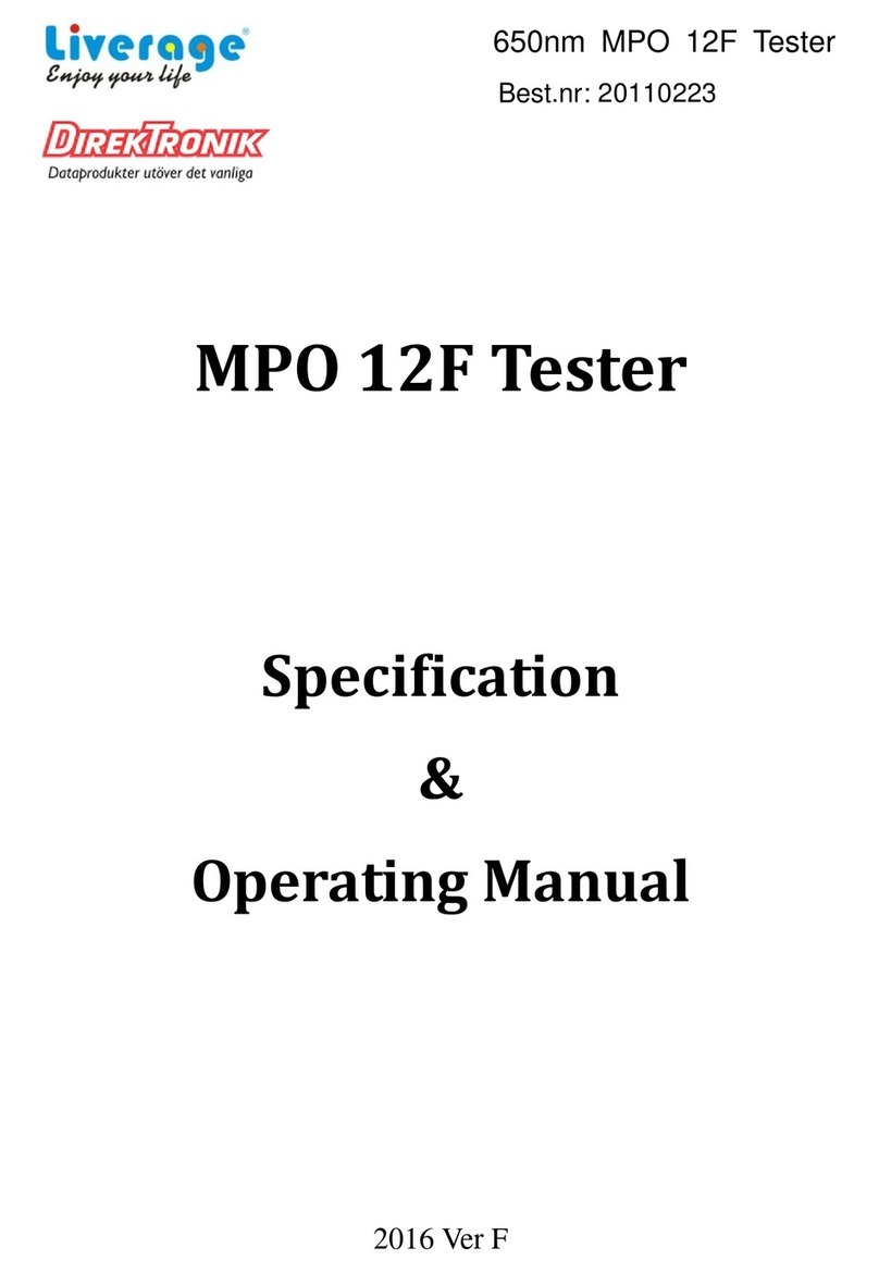 Liverage MPO 12F User manual