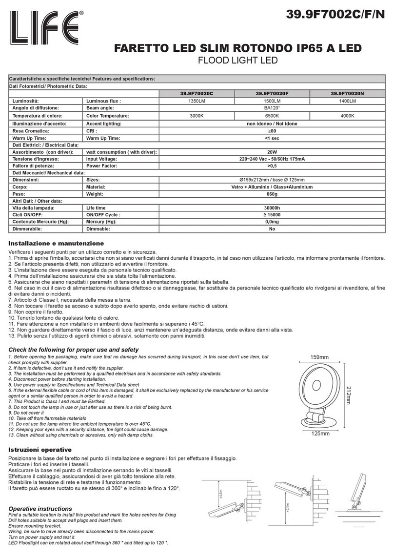 Life 39.9F70020C quick start guide
