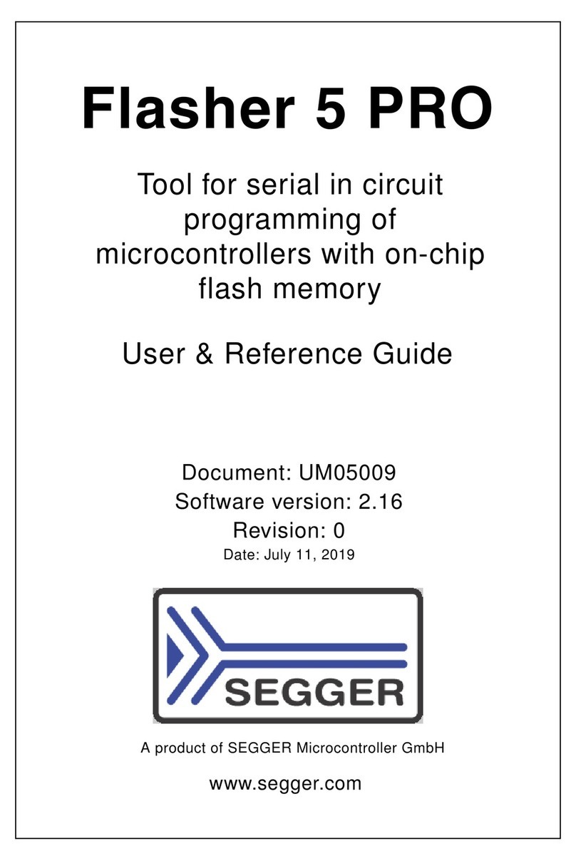 Segger Flasher 5 PRO User reference guide