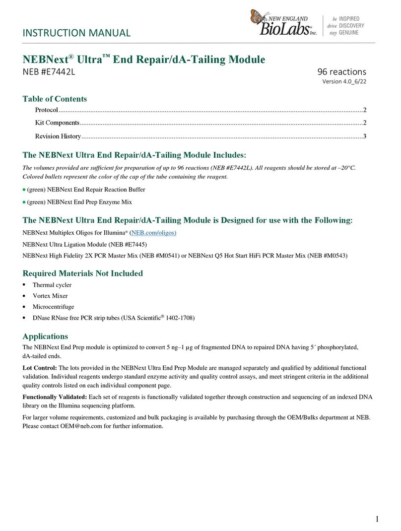 New England Arbors NEBNext Ultra E7442L instruction manual