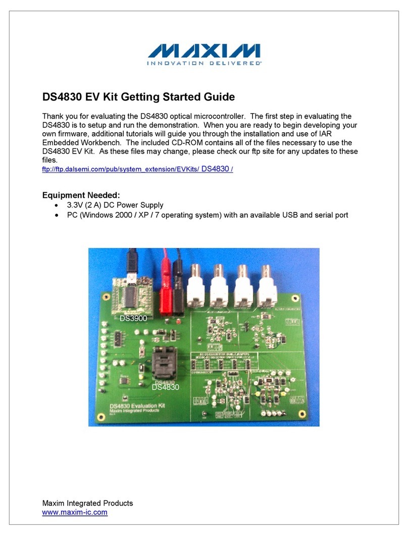 Maxim DS4830 Getting started guide