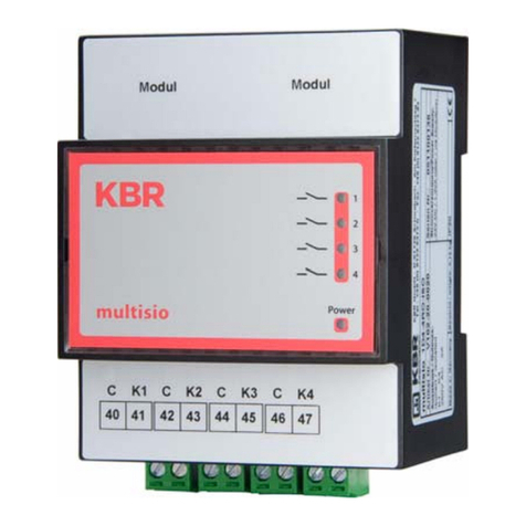 KBR multisio 1D4-4RO ISO operating instructions