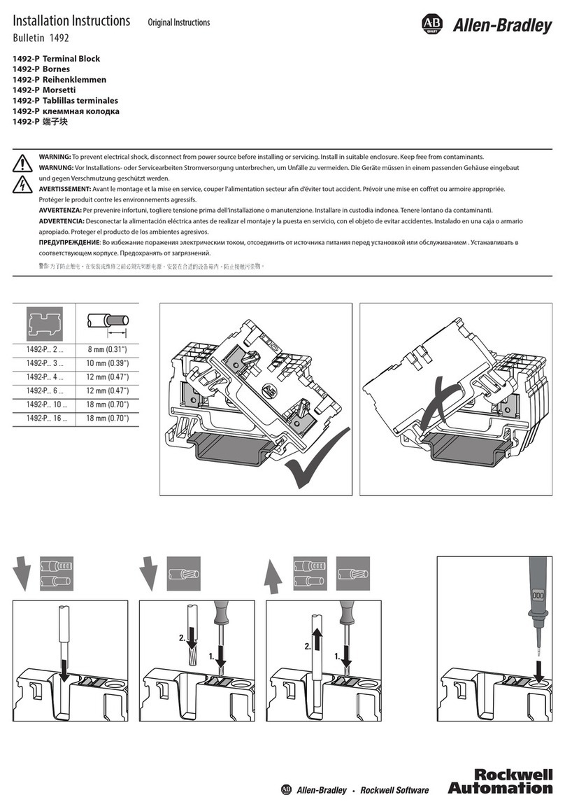 Allen-Bradley 1492-P installation instructions