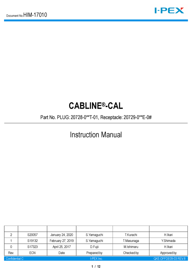 IPEX CABLINE-CAL instruction manual