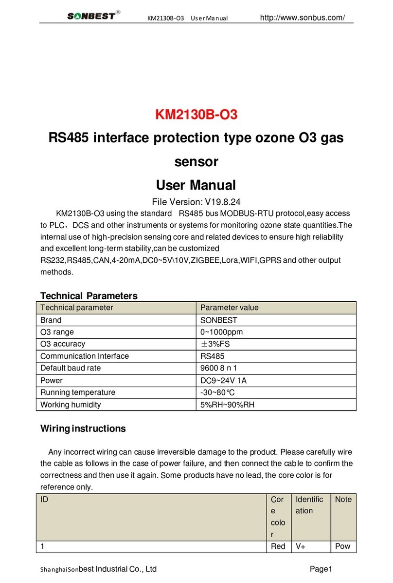SONBEST KM2130B-O3 user manual
