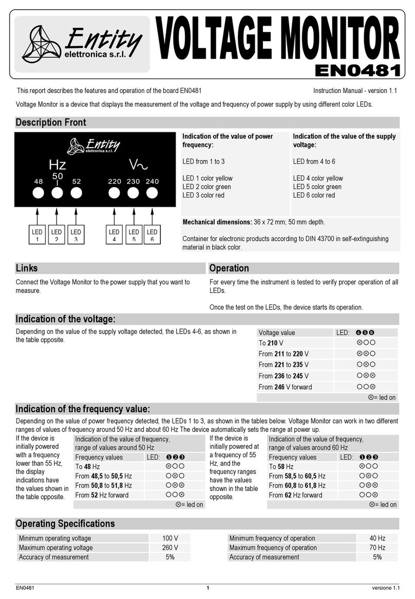 Entity EN0481 instruction manual
